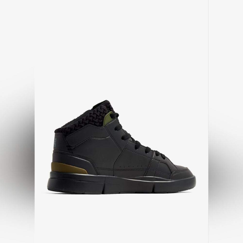 🆕 ON Cloud Women's 6.5 - The Roger Clubhouse Sansa Mid - Black - MSRP $170 - Picture 13 of 14